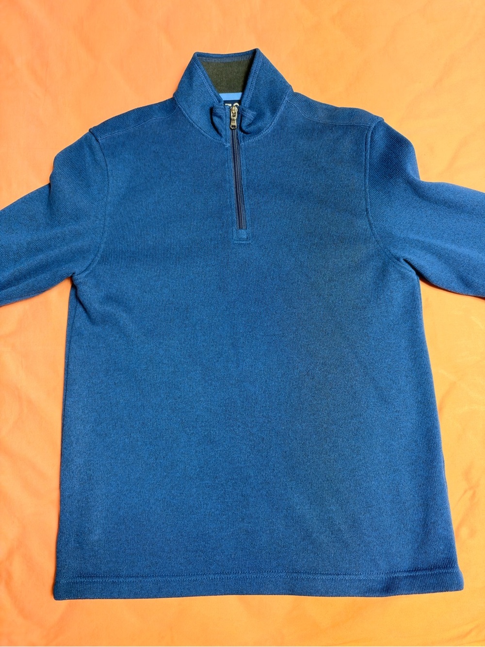 Izod Men’s Quarter Zip - Cotton Stretch Small